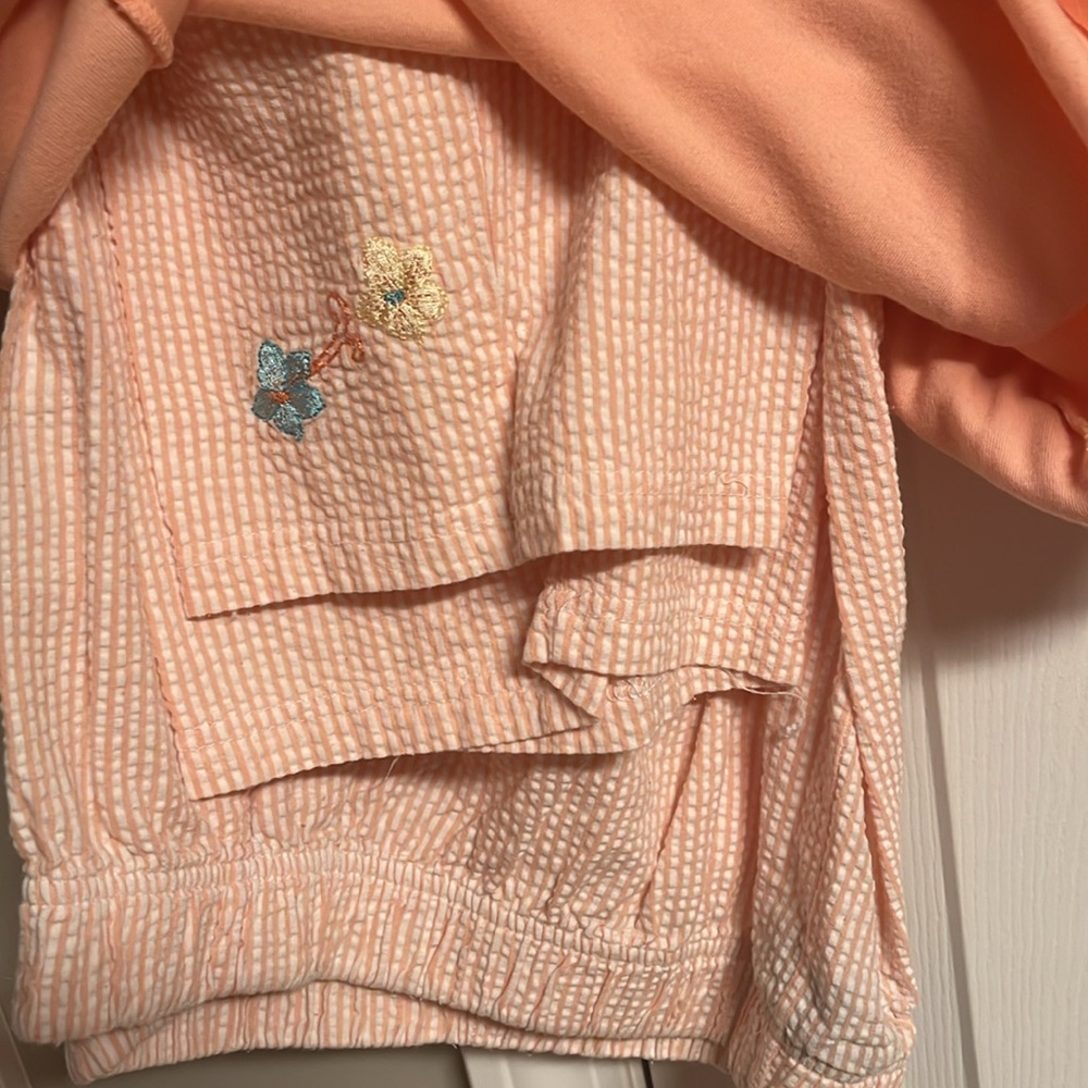 Bobbie Brooks Peach Shirt and Pants Set - Picture 5 of 5